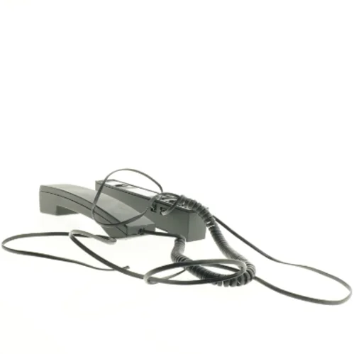 Sort fastnettelefon til væg (str. 23 x 5 cm)