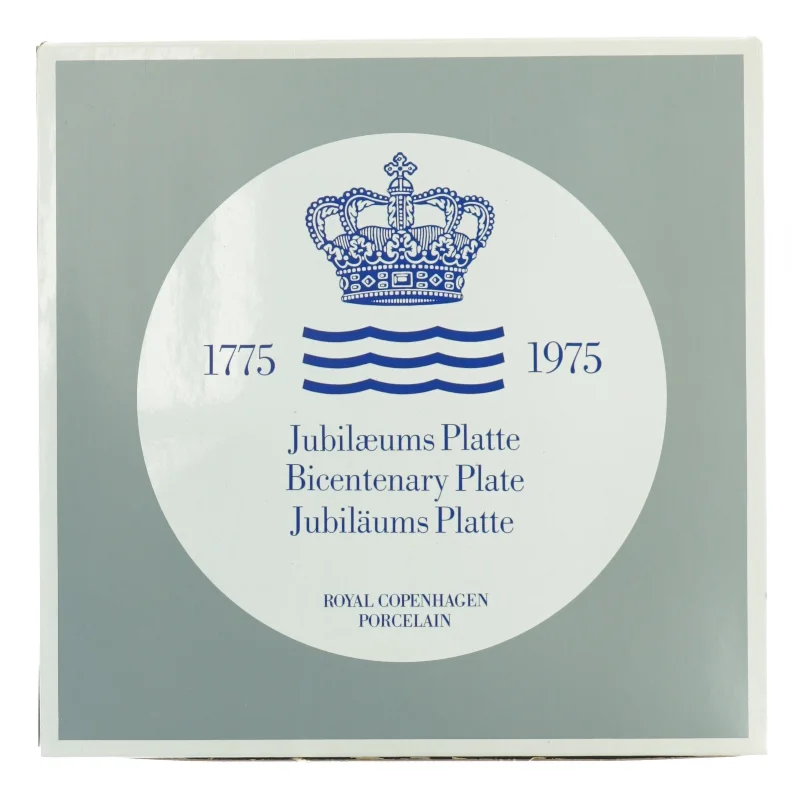 Royal Copenhagen Jubilæumsplatte fra Royal Copenhagen (str. Diameter 18 cm)