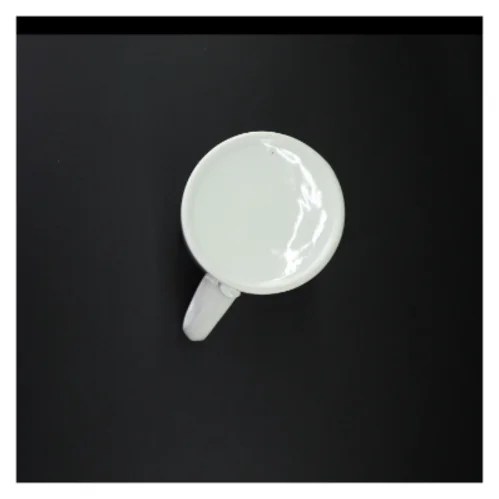 Hvid porcelænkande (str. 20 x 16 cm)