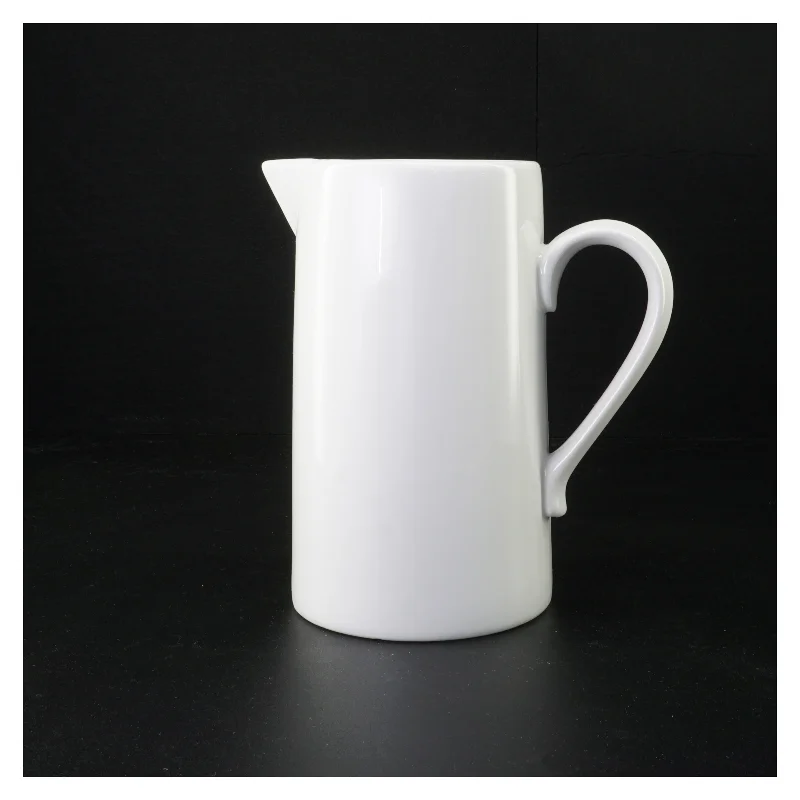 Hvid porcelænkande (str. 20 x 16 cm)