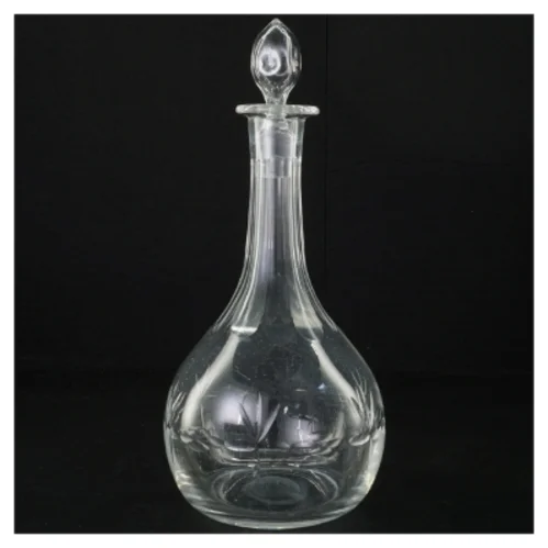 Glas karaffel med prop (str. 29 x 14 cm)