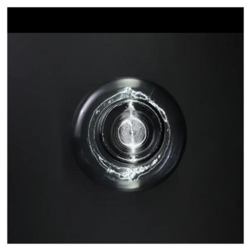 Glasvase (str. 20 x 18 cm)