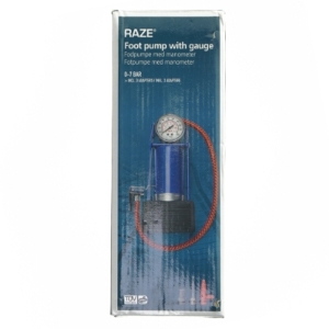 Raze fodpumpe med manometer fra Raze (str. 22 cm)