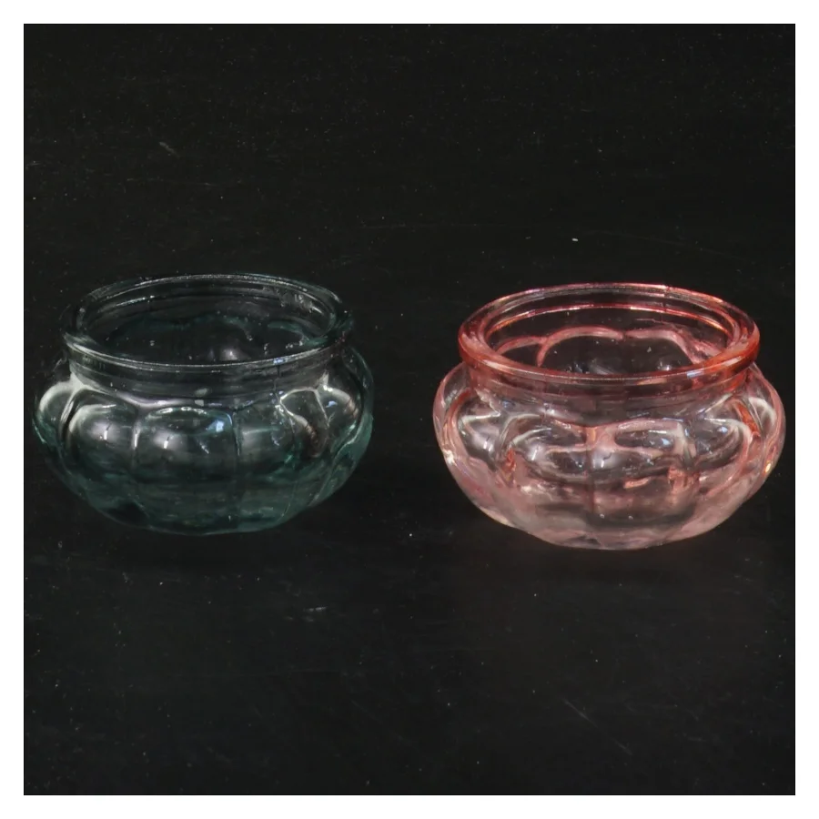 Små glasskåle 2 stk (str. 2 stk Ø 5 cm)