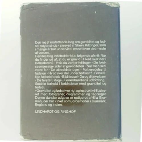 Graviditet og fødsel bog fra Lindhardt og Ringhof