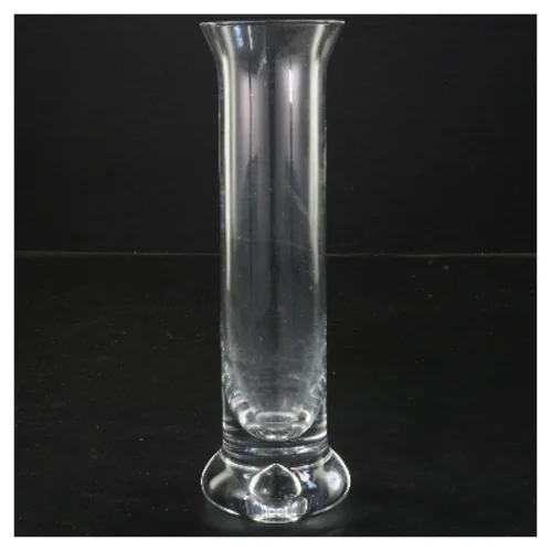 Glasvase (str. Ø 6 cm længde 20 cm)
