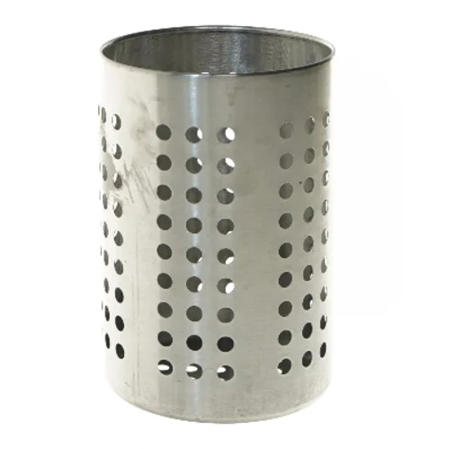 Rustfrit stål bestikholder fra IKEA (str. Ø 12 cm længde 18 cm)