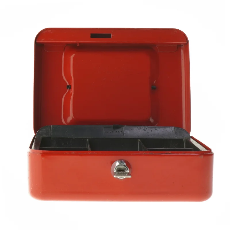 Pengekasse med nøgle fra Ronis (str. 8x20x15 cm)