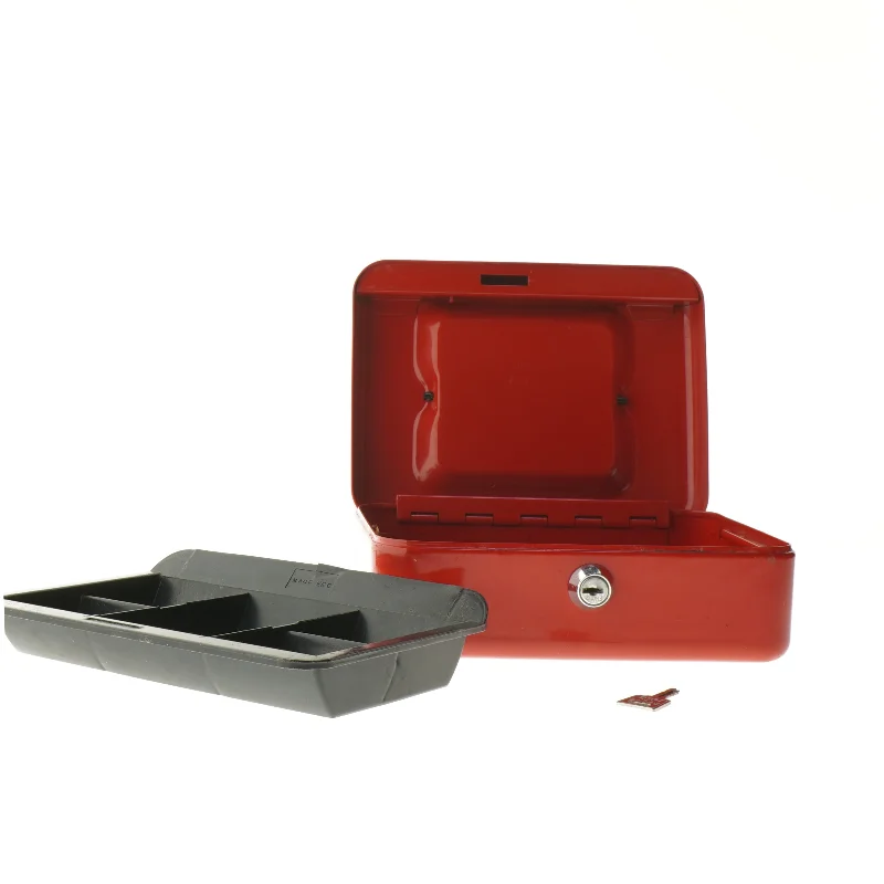 Pengekasse med nøgle fra Ronis (str. 8x20x15 cm)