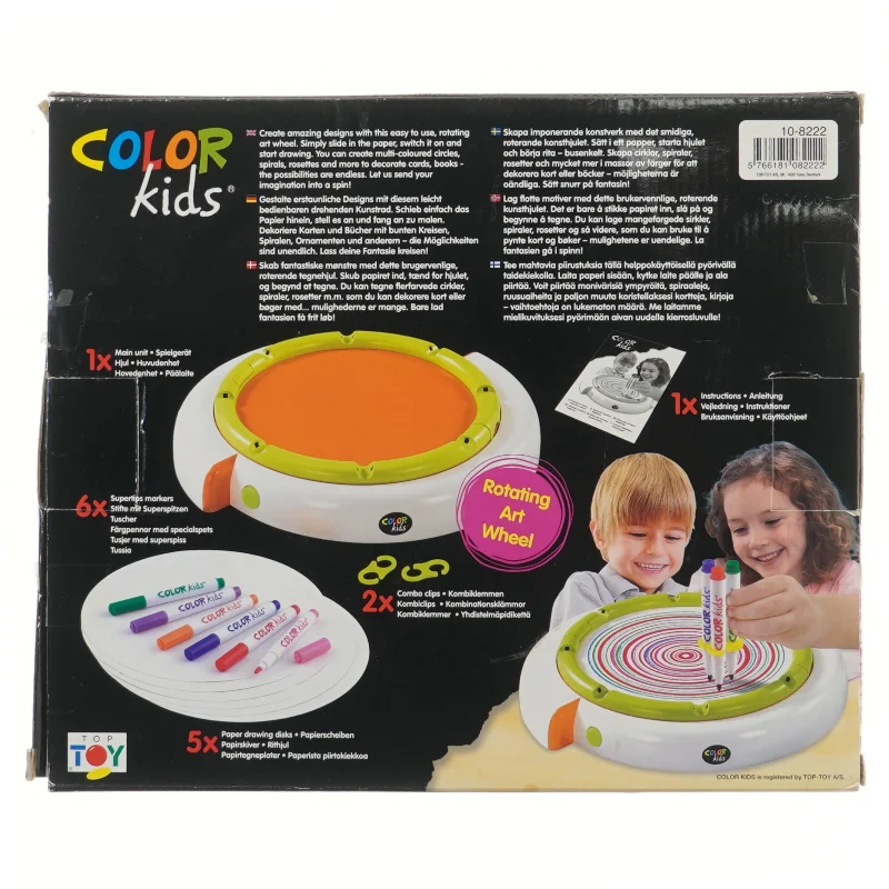 Color Kids roterende kunsthjul fra Color Kids (str. Ø 24 cm)
