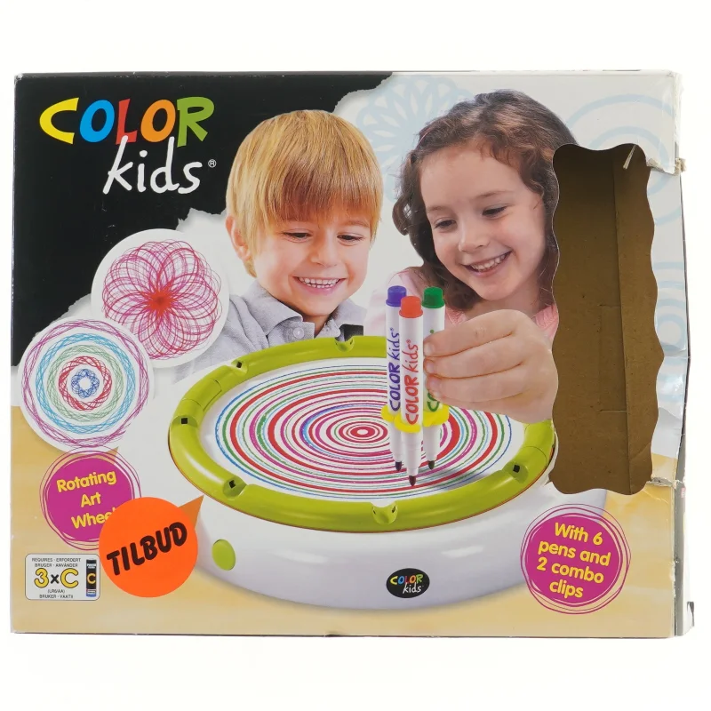 Color Kids roterende kunsthjul fra Color Kids (str. Ø 24 cm)