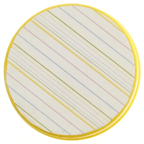 Rund opbevaringskasse med låg (str. 19x8 cm)