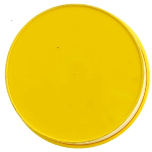 Rund opbevaringskasse med låg (str. 19x8 cm)