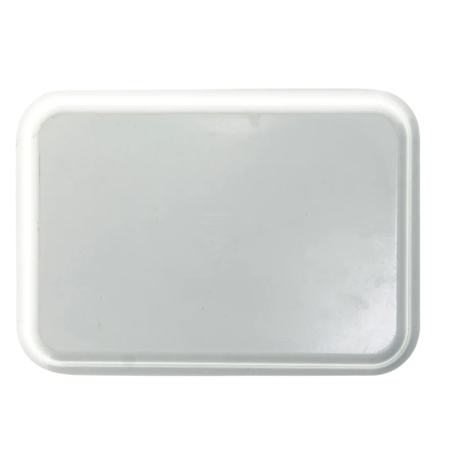 Farverigt serveringsbakke med bymotiv fra IKEA (str. 28x20 cm)