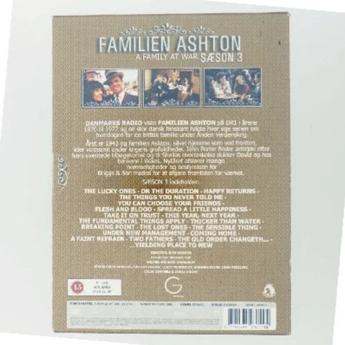 Familien Ashton: A Family at War Sæson 3 (DVD)