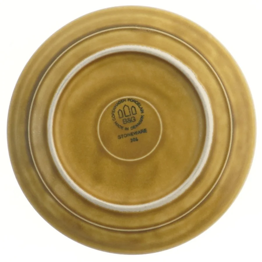 Keramiktallerkener sæt fra Bing Og Grøndal (str. 5 styk, ø 17 cm)