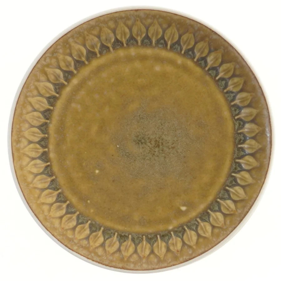 Keramiktallerkener sæt fra Bing Og Grøndal (str. 5 styk, ø 17 cm)