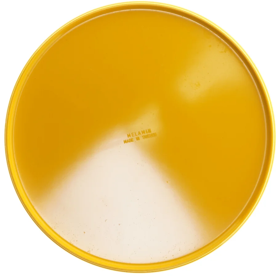 Retro tallerkener, 2 stk fra Melamin (str. 2 stk Ø 19 cm)