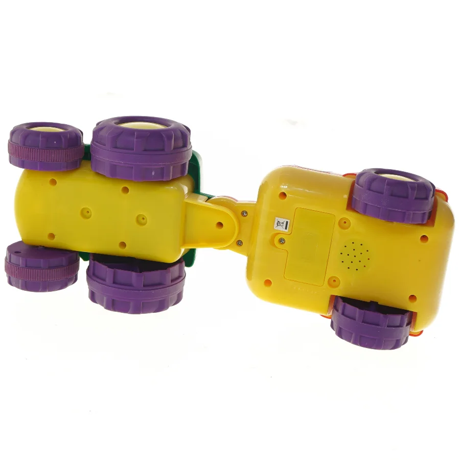 Legetøjstraktor med anhænger (str. 38x14x10 cm)