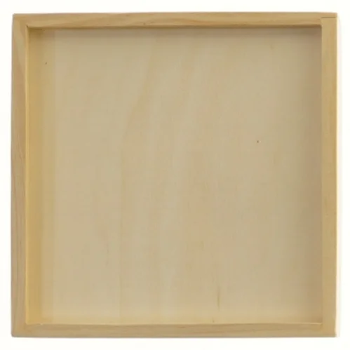 Træ labyrint spil (str. 16x16 cm)