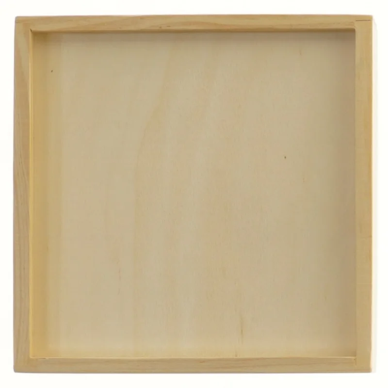 Træ labyrint spil (str. 16x16 cm)