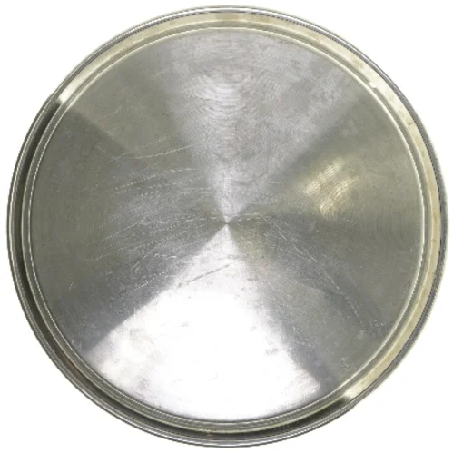 Rund, rustfrit stål fad (str. Ø 29,5 cm)