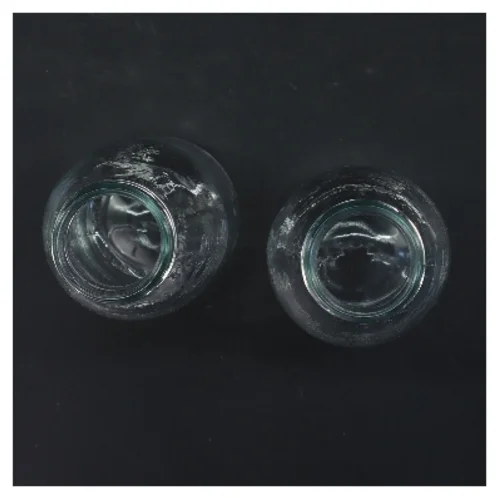 Glasflasker 0,5 liter (str. 2 stk Ø 4,5 cm længde 20 cm)