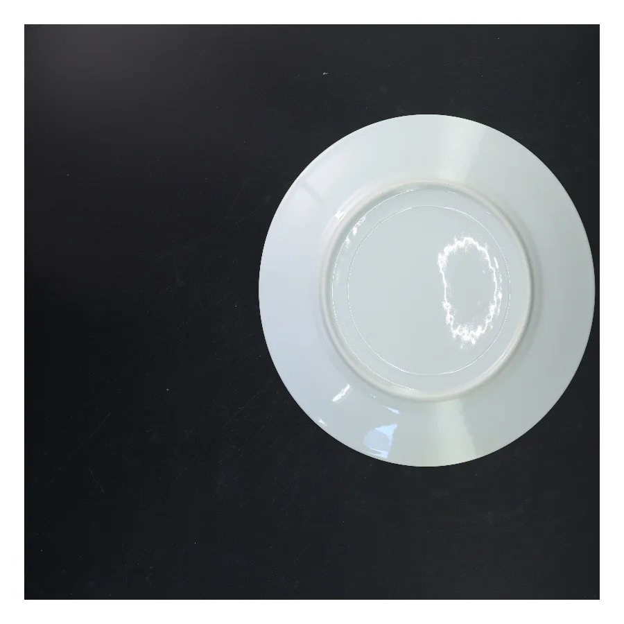 Hvid tallerken Ø 26 cm (str. Ø 26 cm)