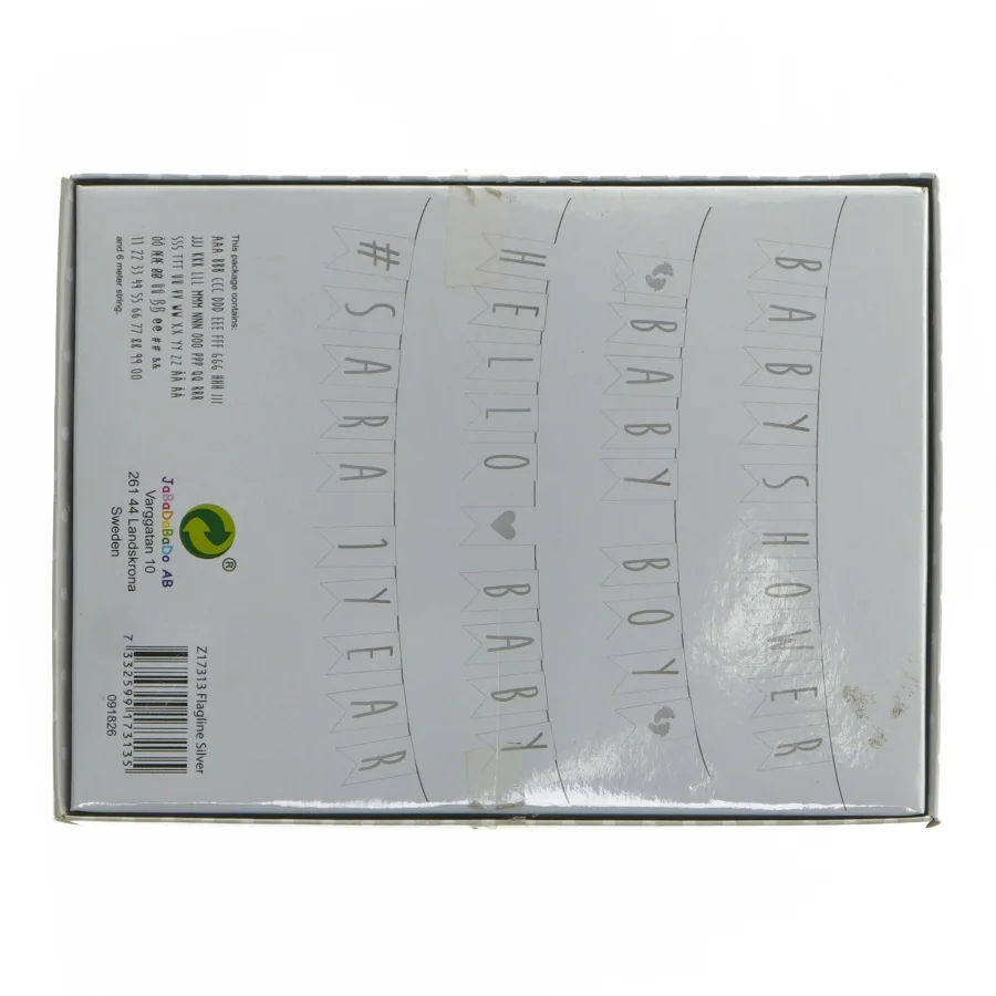 Gør-det-selv baby banner kit (str. 6 m)