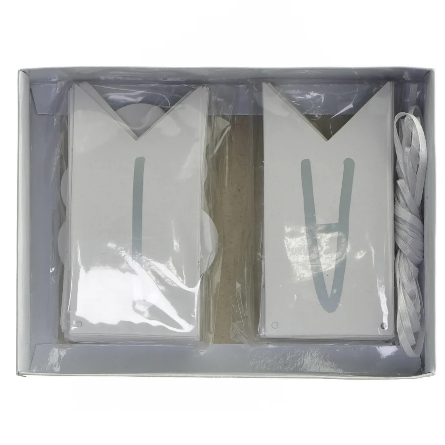 Gør-det-selv baby banner kit (str. 6 m)