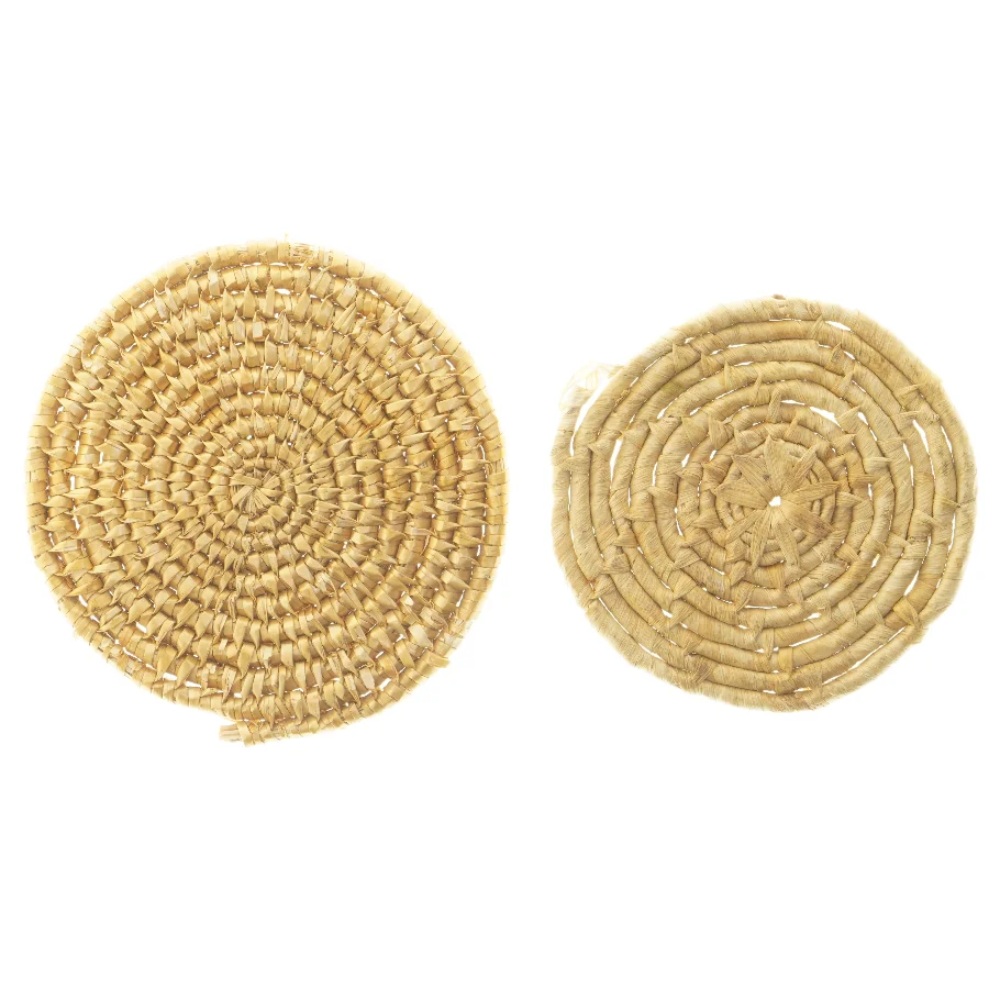 Flettede bordskånere (str. Ø 21 & 17,5 cm)