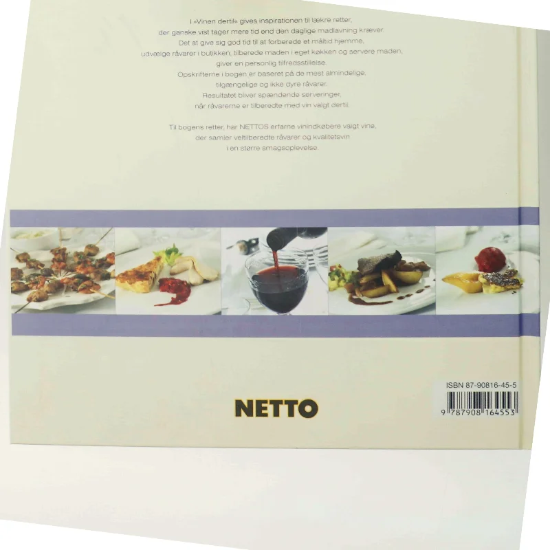 Kogebog 'Vinen dertil'