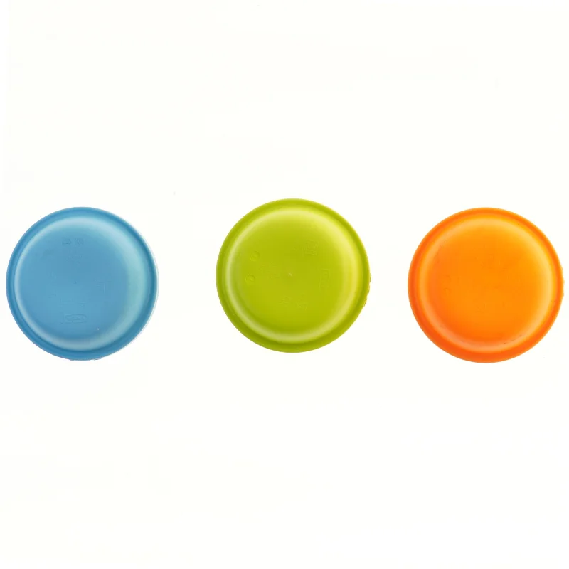 Farvede IKEA plastikskåle sæt, 3 stk fra IKEA (str. 3 styk, ø 13 cm)