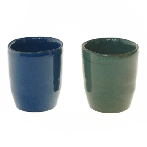 Sæt keramiske krus (str. 9x8 cm)