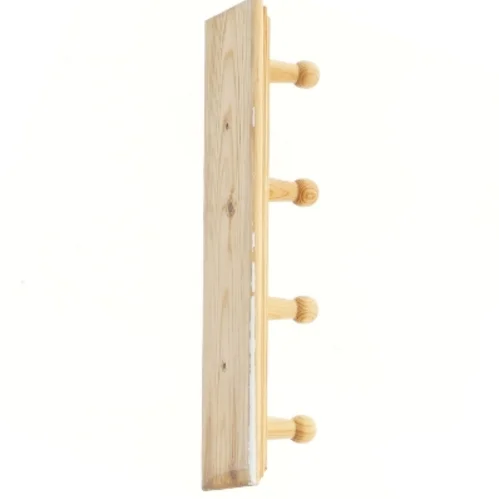 Træ knagerække (str. 26x6,5 cm)