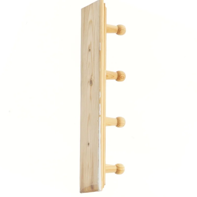 Træ knagerække (str. 26x6,5 cm)