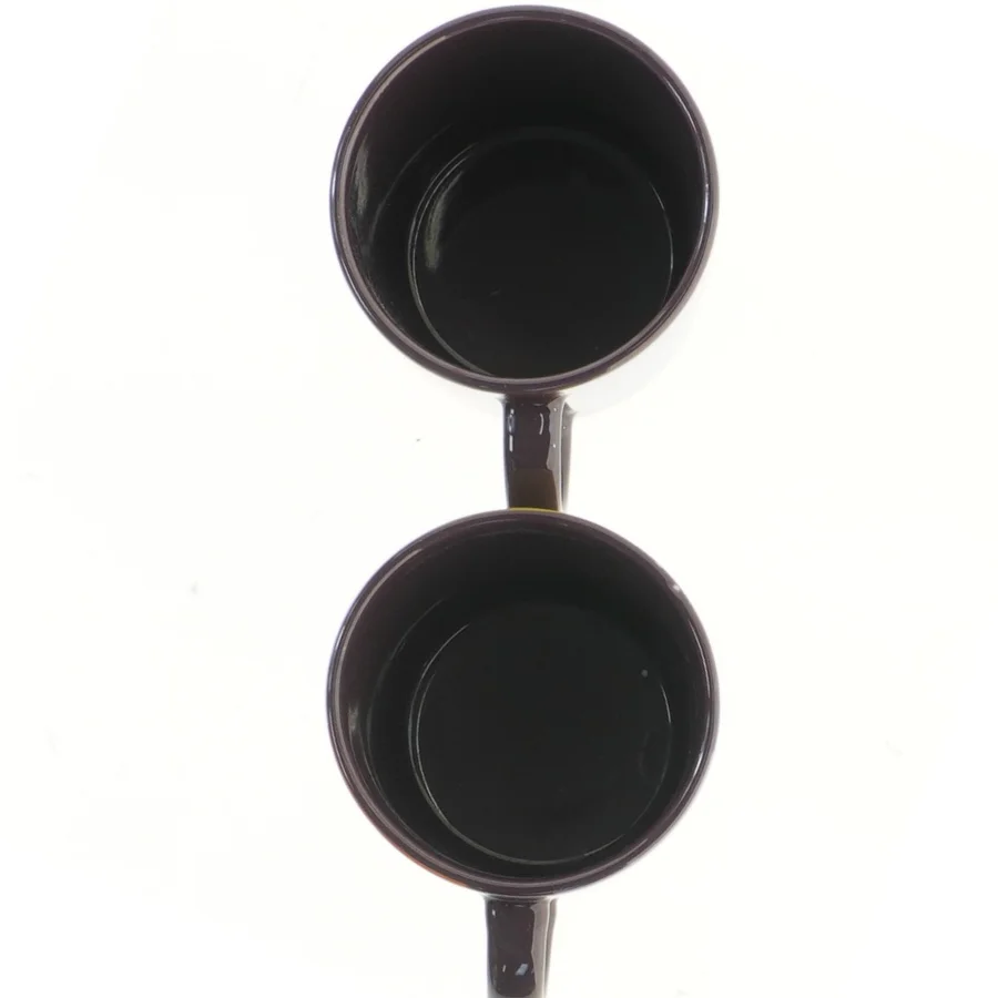 Sæt af farvede krus fra IKEA (str. 9x9 cm)