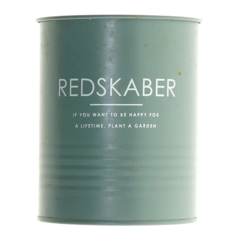 Metaldåse til redskaber (str. 15 x 13 cm)