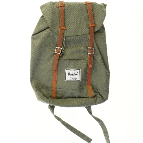 Rygsæk med læderdetaljer fra Herschel (str. 50x37 cm)