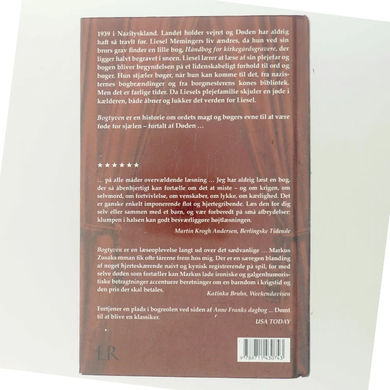 Bogtyven af Markus Zusak (Bog)