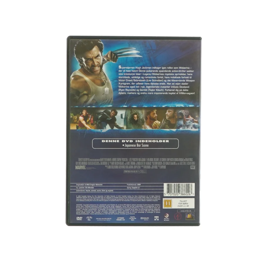 Wolverine, X-men (DVD)