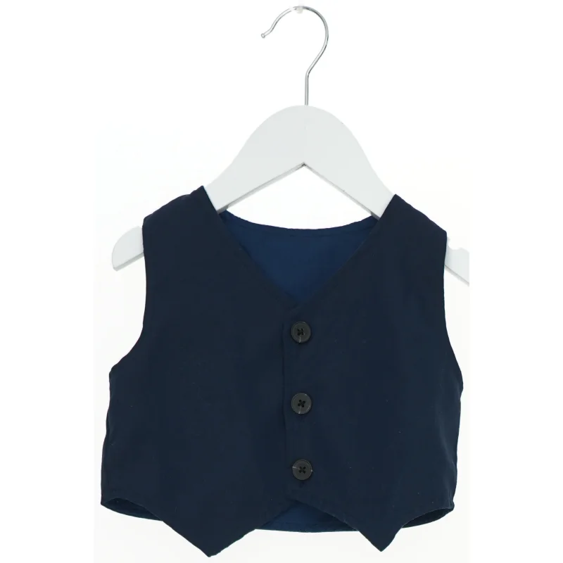 Marineblå vest til børn (str. 80)