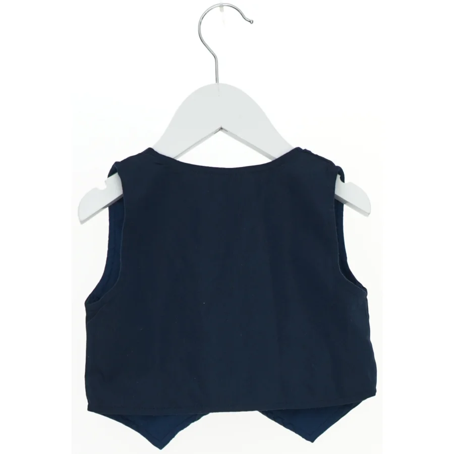 Marineblå vest til børn (str. 80)