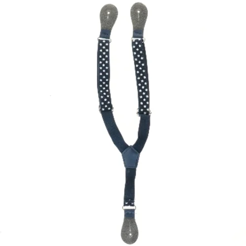 Blå sele med stjerner (str. 43 cm)