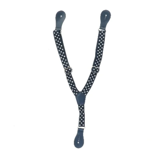 Blå sele med stjerner (str. 43 cm)