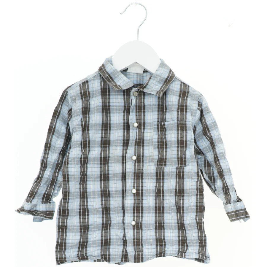 Langærmet ternet skjorte fra Mads & Mette (str. 92)