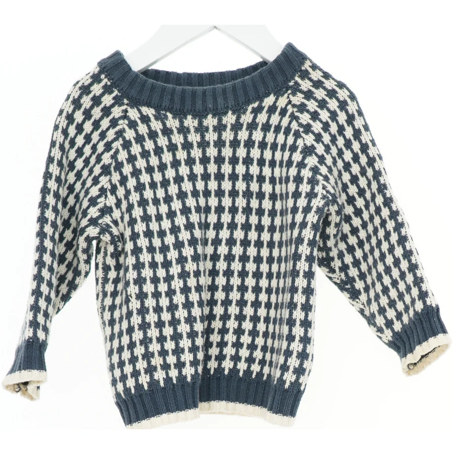 Strikket sweatshirt med mønster fra Name It (str. 86)