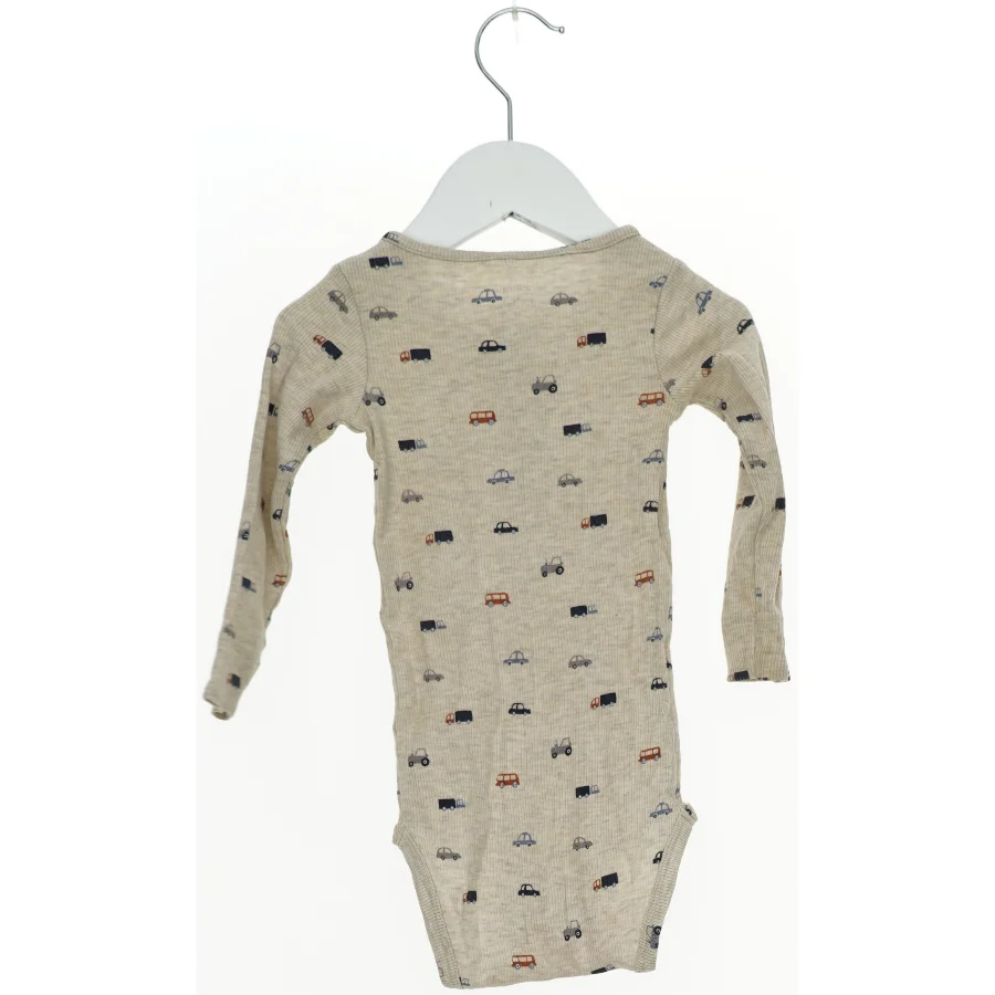 Langærmet bodystocking med biltrykning fra Name It (str. 80)