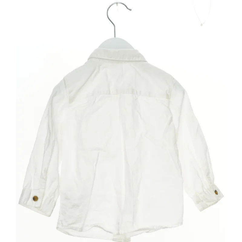 Hvid skjorte med knapper fra H&M (str. 80)