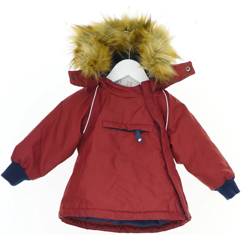 Børne vinterjakke med pelskrave fra Racoon (str. 80)